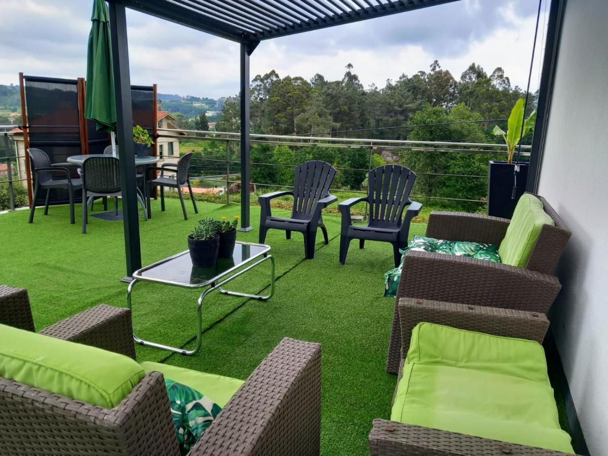Apartmán Casa Rocha Velha Con Terraza Y Piscina Particular Santiago de Compostela Exteriér fotografie